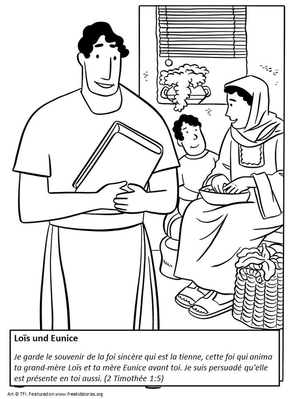 Les mères de la Bible: Coloriages 5