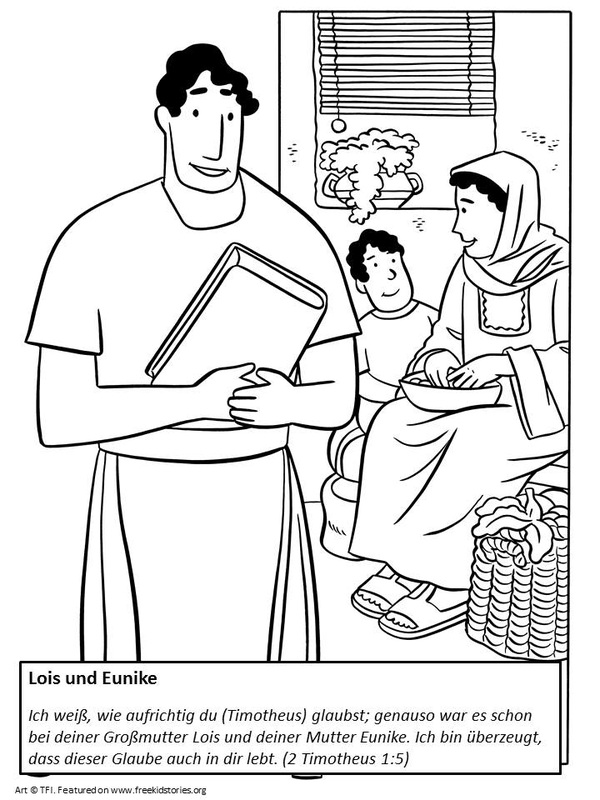 Mütter der Bibel: Malvorlagen 5