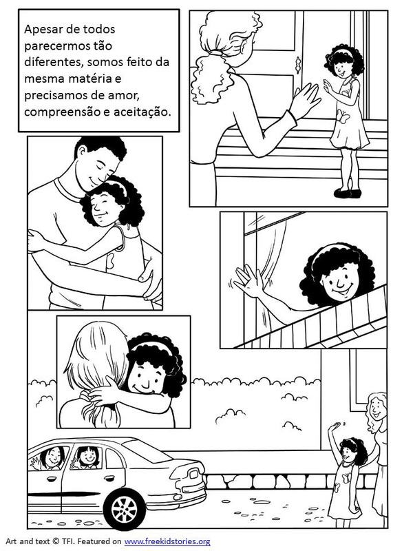 Amor imparcial: paginas para colorir crianças 2