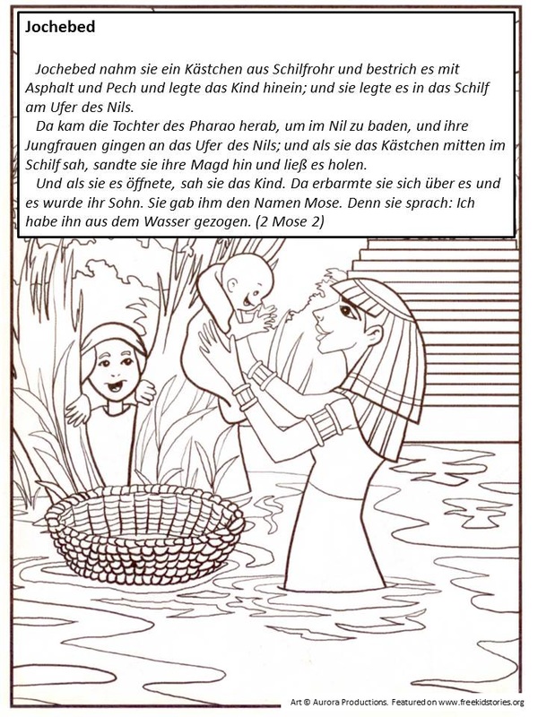 Mütter der Bibel: Malvorlagen 2