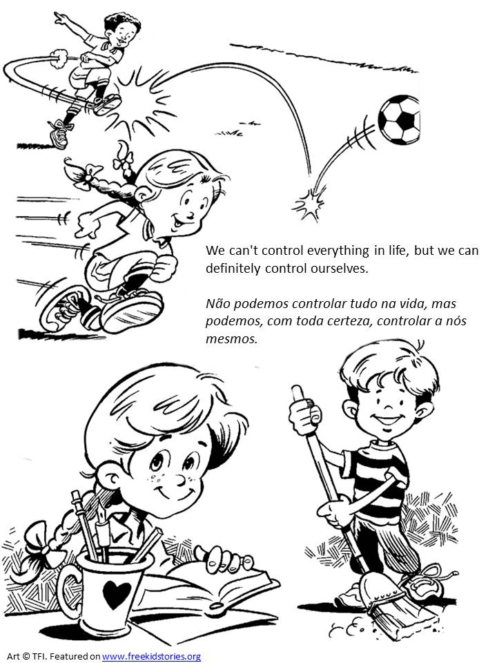 Sentido de responsabilidade pessoal: Páginas para colorir crianças 2