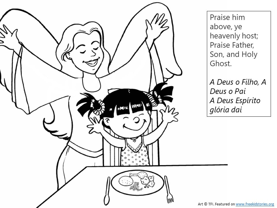 A Deus supremo: páginas para colorir para crianças 2